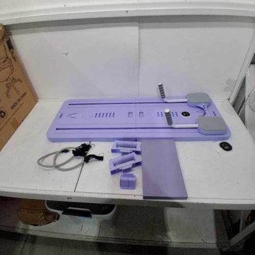MULTIGYM 3-IN-1 PORTABLE PILATES REFORMER MACHINE- 41" X 16" X 2"- PURPLE (MODEL:A-001) image 3
