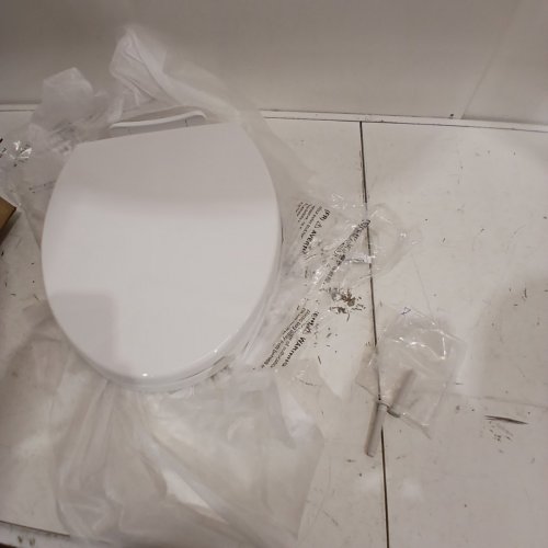 TOTO SOFTCLOSE ELONGATED TOILET SEAT - 18.5" X 14" X 1.5" - COTTON WHITE (MODEL: SS114#01) image 2