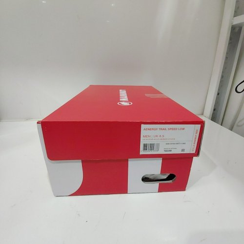 MEN'S MAMMUT AENERGY TRAIL SPEED LOW SHOES - 9.5 - NEBLA / MAMMUT RED (MODEL: 3090-00160-50673) image 6