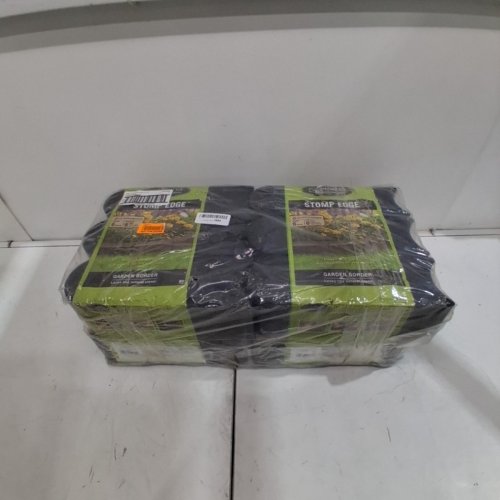 12PC ECOTREND MULTY HOME STOMP EDGE RECYCLED RUBBER GARDEN EDGING - 12" X 4" - SLATE (MODEL:059-1775-2) image 2