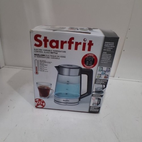 STARFRIT GLASS KETTLE VARIABLE TEMPERATURE - 1.7L - CLEAR (MODEL:024017) image 5