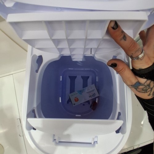 DIAPER GENIE ESSENCE PAIL - 32" - WHITE (MODEL:‎ I000908) image 3