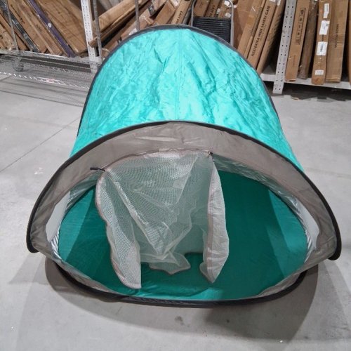 BBLÜV SUNKITÖ PORTABLE ANTI-UV POP-UP TENT WITH MOSQUITO NET - SPF 50 SUN PROTECTION - BLUE/GREY (MODEL: B0135) image 4