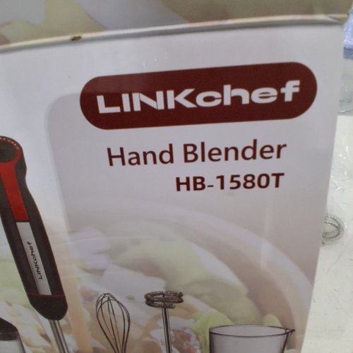 LINKCHEF 5-IN-1 IMMERSION HAND BLENDER - 20-SPEED - 1000W - BLUE (MODEL: HB-1580T) image 2