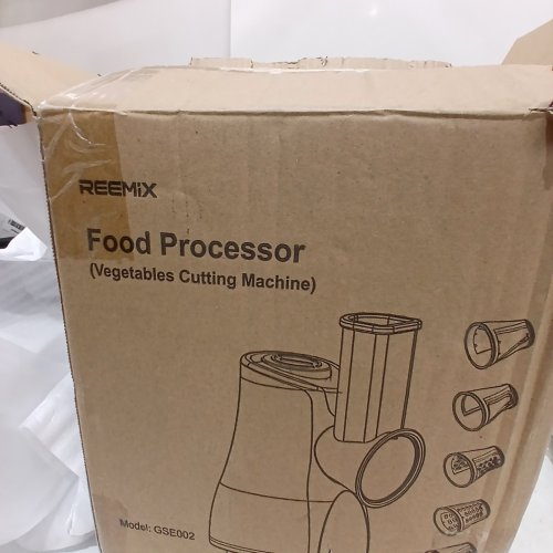 REEMIX VEGETABLE CUTTING FOOD PROCESSOR - WHITE (MODEL: GSE002) image 3