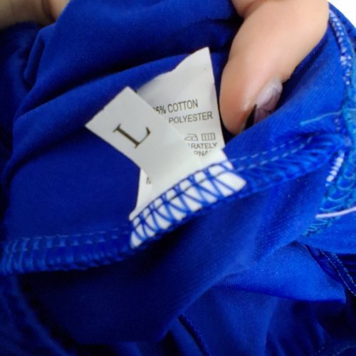 2PC NURSING UNIFORMS SCRUBS - LARGE - BLUE image 3