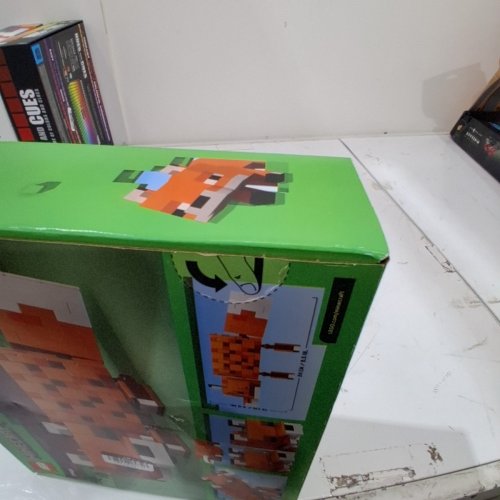 497PC LEGO MINECRAFT THE FOX BUILDING SET - ORANGE (MODEL: 21588) image 3