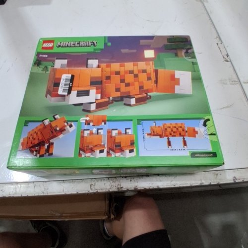 497PC LEGO MINECRAFT THE FOX BUILDING SET - ORANGE (MODEL: 21588) image 4