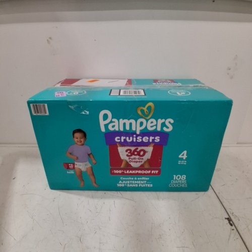 92PK PAMPERS CRUISERS 360 BABY DIAPERS - SIZE 4 image 4