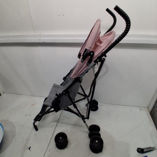 DREAM ON ME AERO TRAVEL LIGHTWEIGHT UMBRELLA STROLLER WITH ADJUSTABLE AND REMOVABLE CANOPY - PINK (MODEL-: 451XX) image 4