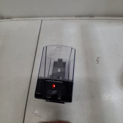 WALL MOUNTED BATTERY OPERATED MOTION SENSOR AUTOMATIC SOAP DISPENSER - 700ML - BLACK image 2