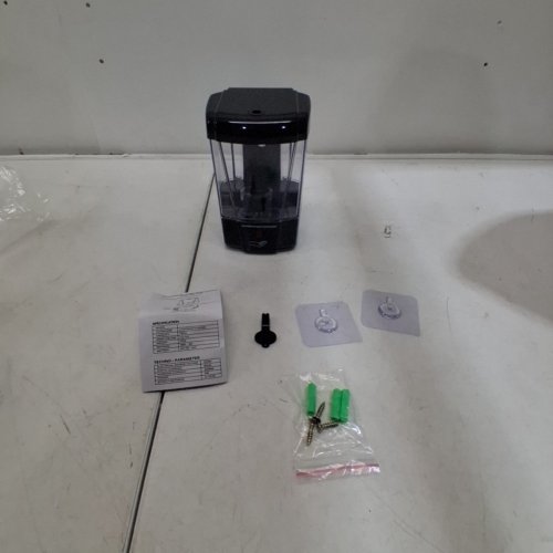 WALL MOUNTED BATTERY OPERATED MOTION SENSOR AUTOMATIC SOAP DISPENSER - 700ML - BLACK image 4