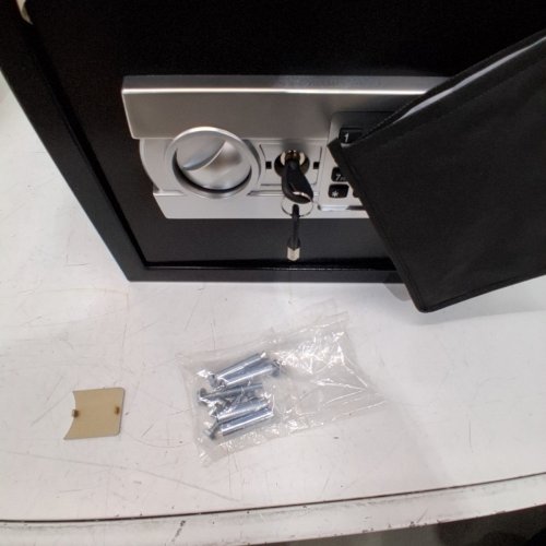 HEAVY DUTY DEPOSITORY SAFE WITH DROP SLOT AND CODE LOCK - 1.7CU FT - BLACK (MODEL: SS-450L) image 3