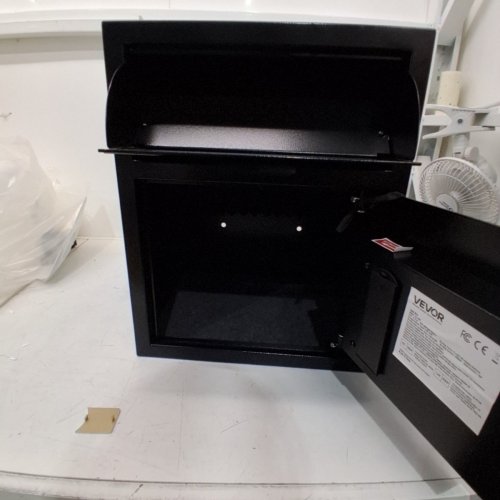 HEAVY DUTY DEPOSITORY SAFE WITH DROP SLOT AND CODE LOCK - 1.7CU FT - BLACK (MODEL: SS-450L) image 4