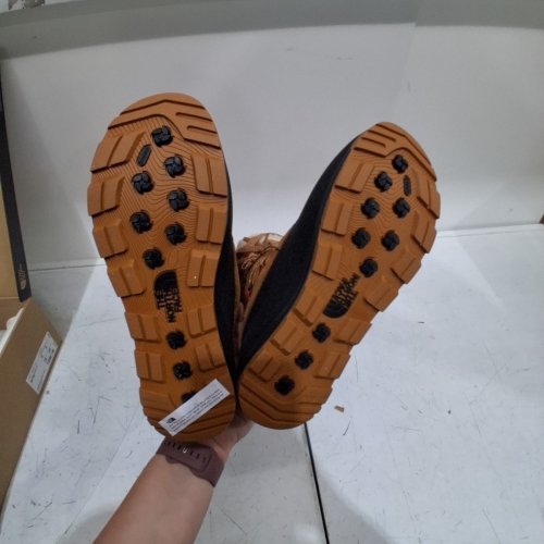 WOMEN'S THE NORTH FACE SHELLISTA VI MID WATERPROOF BOOTS - SIZE 8 - TIMBER TAN / TNF BLACK (STYLE: W SHELLISTA VI MID WP) image 5