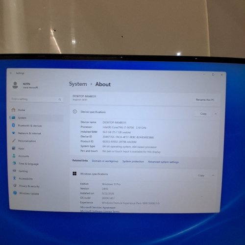 DELL INSPIRON 3030 DESKTOP COMPUTER - INTEL CORE I7-14700 PROCESSOR, 16GB DDR5 RAM, 1TB SSD, WINDOWS 11 PRO - MIST BLUE (MODEL: D32M) image 4