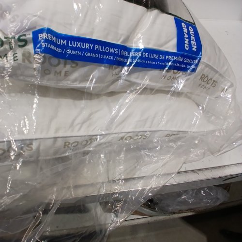 2PK ROOTS HOME HYPOALERGENIC PILLOW WITH 300 THREAD COUNT - QUEEN - WHITE (MODEL: 8007503) image 3