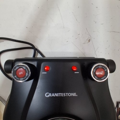 GRANITESTONE PIEZANO CRISPY ELECTRIC PIZZA OVEN - 12" - BLACK (MODEL: 1424FEM) image 2