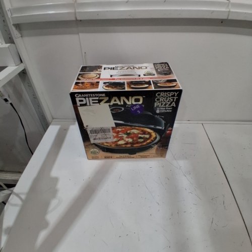 GRANITESTONE PIEZANO CRISPY ELECTRIC PIZZA OVEN - 12" - BLACK (MODEL: 1424FEM) image 6
