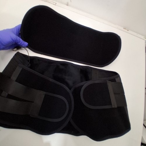 HOMLYNS RELAXRITE GRAPHENE CORDLESS HEATING PAD FOR BACK PAIN RELIEF - BLACK image 4