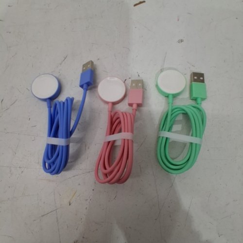 3PK XIWACHREGE MAGNETIC USB CHARGING CABLES - BLUE, PINK, AND GREEN (MODEL: XIW008) image 3