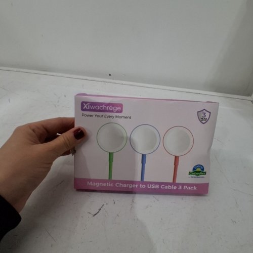 3PK XIWACHREGE MAGNETIC USB CHARGING CABLES - BLUE, PINK, AND GREEN (MODEL: XIW008) image 4