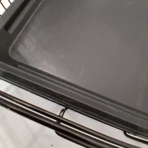 AMAZON BASICS SINGLE DOOR FOLDABLE METAL WIRE DOG CRATE WITH TRAY - 22" - BLACK (MODEL: 9001N-22A) image 3