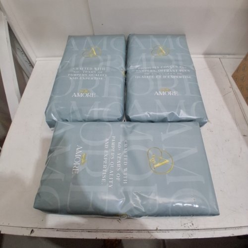 150PK PAMPERS AMORE DIAPERS - SIZE 4 - WHITE image 2