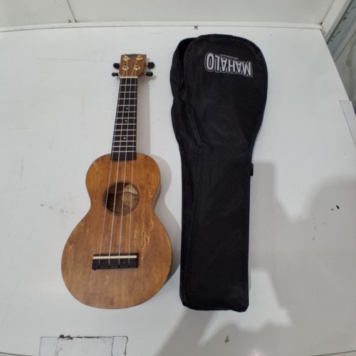 MAHALO SLIMLINE SERIES SOPRANO UKULELE WITH CARRYING BAG - 20.5" - TAN/BROWN (MODEL: MS1TBR) image 2
