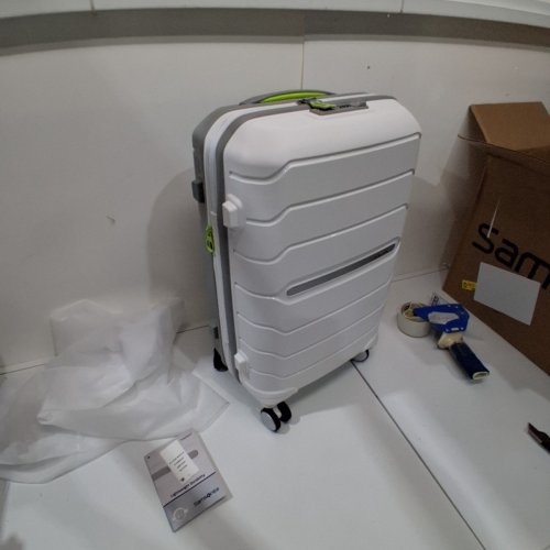 SAMSONITE FREEFORM HARDSIDE SPINNER LUGGAGE TRAVEL CASE - 21" - WHITE / GREY (MODEL: 78255-4744) image 3