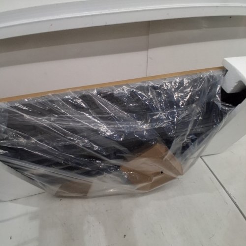 VIVO STANDING DESK RISER CONVERTER - 36", 33LBS CAPACITY, KEYBOARD TRAY - DARK GREY (MODEL: DESK-V036KG) image 4