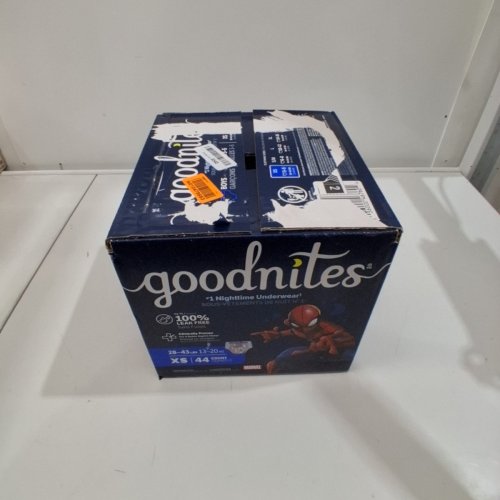 44PK GOODNITES NIGHTTIME BEDWETTING UNDERWEAR FOR BOYS MARVEL SPIDERMAN - XS (28-45LBS) image 2