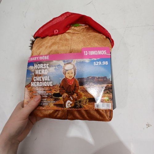 BABY PALAMON HORSE HERO COSTUME - 12-18 MONTHS - BROWN image 2