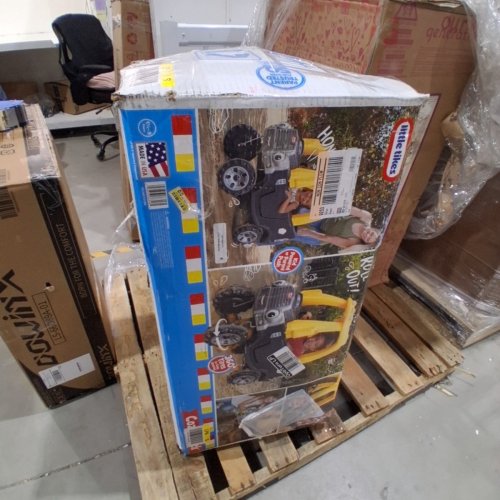 LITTLE TIKES COZY TRUCK RIDE ON VEHICLE - FOR KIDS 18 MONTHS TO 5 YEARS - BLACK/YELLOW (MODEL:663161M8) image 4