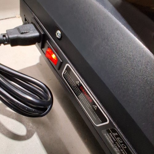 OWLSKY UNDER DESK QUIET COMPACT WALKING PAD TREADMILL - 110 V - 220 LBS MAX - BLACK (MODEL: OW-S50AT) image 2
