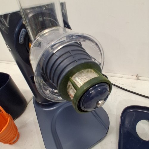 NINJA NEVERCLOG ELECTRIC COLD PRESS JUICER - 24 OZ - BLUE / NAVY (MODEL: JC151NV) image 4
