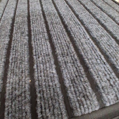FOLDING PET CAR RAMP WITH NON-SLIP RUG SURFACE WIDE DOG STAIR RAMP FOR LARGE DOGS UP TO 250 LBS - 71" X 20" - BLACK / GREY image 3