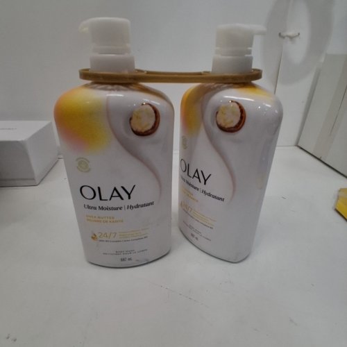 2PK OLAY ULTRA MOISTURE BODY WASH WITH VITAMIN B COMPLEX - SHEA BUTTER - 887ML image 4