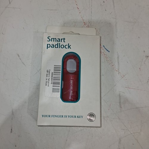 TW RECHARGEABLE SECURE SMART FINGERPRINT PADLOCK - RED image 4