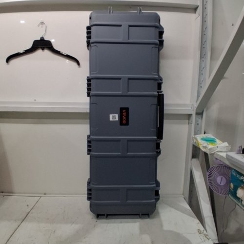 TACTICAL HARD RIFLE CASE WITH PRE-CUT FOAMS - 40" X 13" - GREY - (MODEL: 1023313) image 2