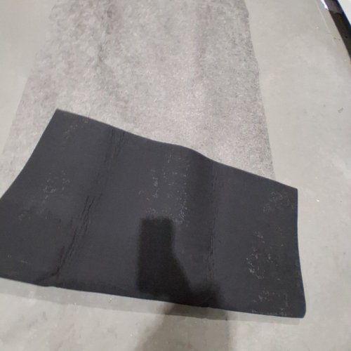 NON SLIP RUG PAD FOR UNDER CARPET/RUNNERS - 12FT X 3FT - GREY image 3
