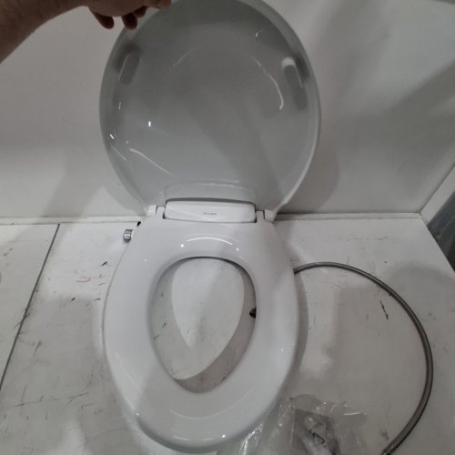 BRONDELL SWASH CL99 ELONGATED NON-ELECTRIC BIDET TOILET SEAT - 18" - WHITE (MODEL: CL990416) image 3