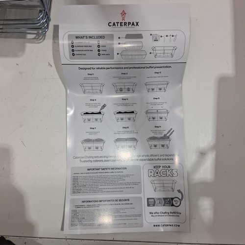 51PC CATERPAX DISPOSABLE CHAFING DISH BUFFET SET image 7