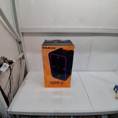 SKULLCANDY STOMP XL WIRELESS BLUETOOTH PARTY SPEAKER - INTEGRATED CARRY HANDLE​, IPX5 WATER RESISTANCE, 12-HOUR BATTERY LIFE - BLACK ORANGE (MODEL:2SKSK1851/4449801) image 9