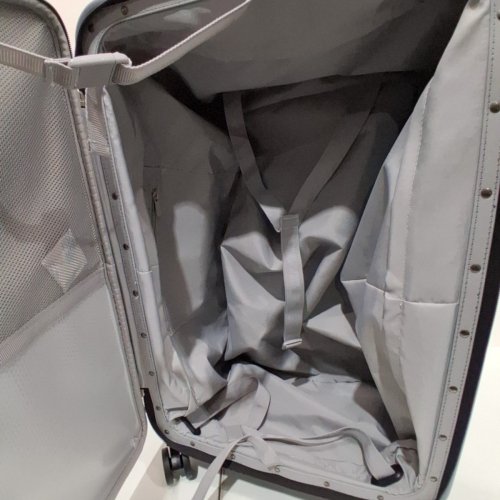 MIXI HARDSHELL SUITCASE WITH SPINNER WHEELS - 24" - ROCKSHELL GREY image 4