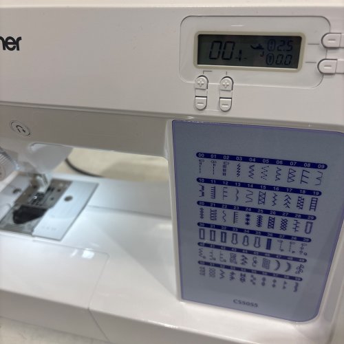BROTHER COMPUTERIZED SEWING MACHINE WITH 60 BUILT-IN STITCHES & LCD DISPLAY - WHITE (MODEL: CS5055) image 2