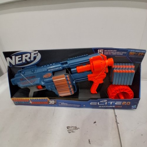 NERF ELITE 2.0 SHOCKWAVE RD-15 ROTATING DRUM BLASTER WITH DARTS (MODEL: 2414317) image 2