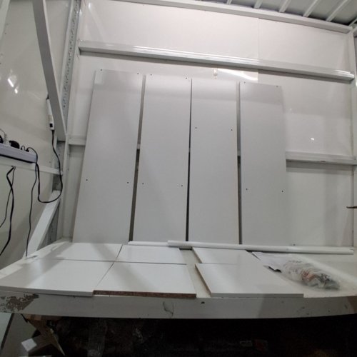 MAINSTAYS ADJUSTABLE CLOSET ORGANIZER - 82" X 11.3" X 12.1" - WHITE - (MODEL: HS201711-36WTE) image 2
