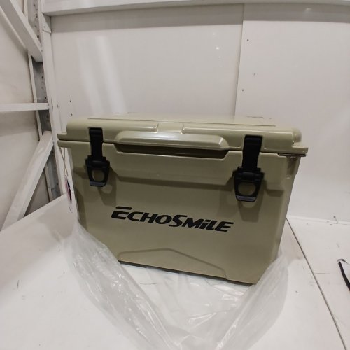 ECHOSMILE INSULATED ROTOMOLDED COOLER WITH SEALING RING - 25 QT - KHAKI PALE GREEN (MODEL: LCL025KB) image 2
