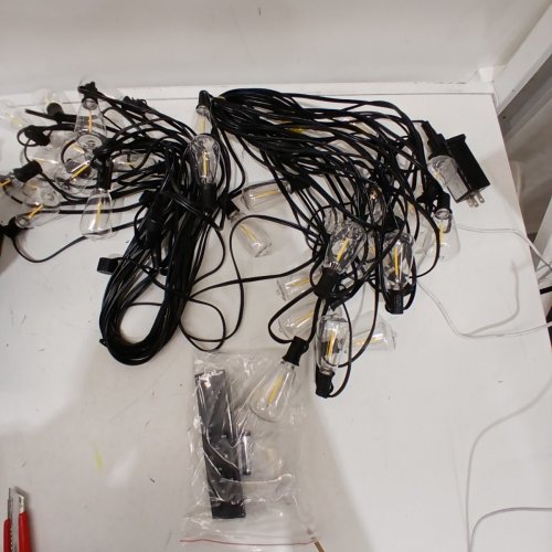 ADDLON OUTDOOR WATERPROOF DIMMABLE STRING LIGHTS - 100FT - BLACK image 3